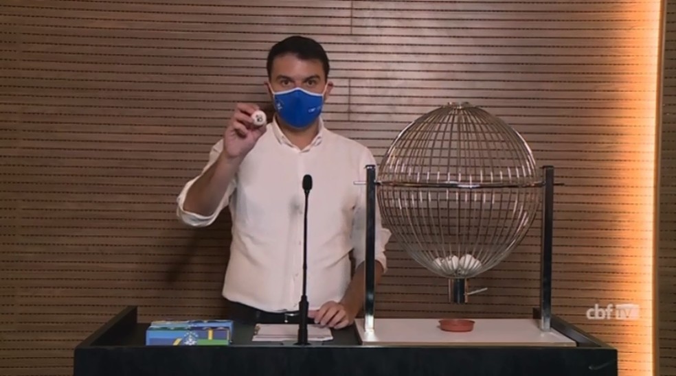 Sorteio na CBF define mandos da Copa Verde — Foto: CBF TV