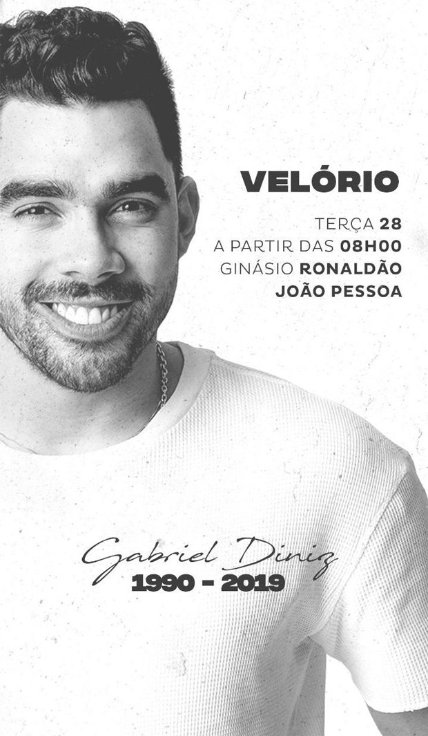 Velório de Gabriel Diniz (Foto: Divulgação)