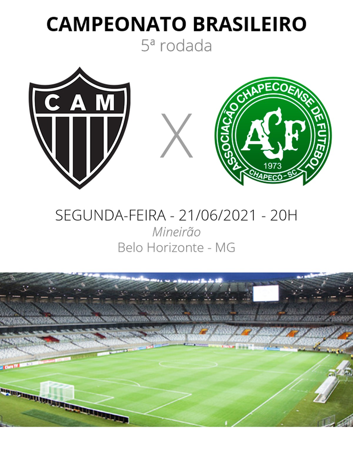 Atlético-MG x Chapecoense: veja onde assistir, escalações ...