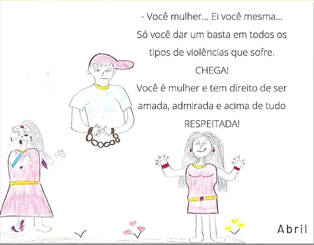 Frase do mês de abril do "Calendário da Vida" — Foto: SAP