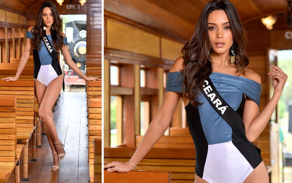 Luana Lobo, 24 anos, Miss Ceará, ficou em segundo lugar no Miss Brasil — Foto: Rodrigo Trevisan/Divulgação/Miss Brasil