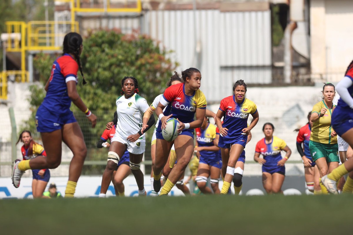 Seleção feminina de rugby da Colômbia vence amistoso contra o Brasil ...
