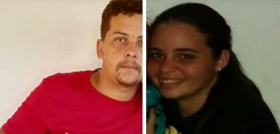 Beatriz Cristina da Silva Teixeira, de 18 anos, e José Everson da Silva Gomes, de 24 anos foram mortos a tiros — Foto: Cedidas
