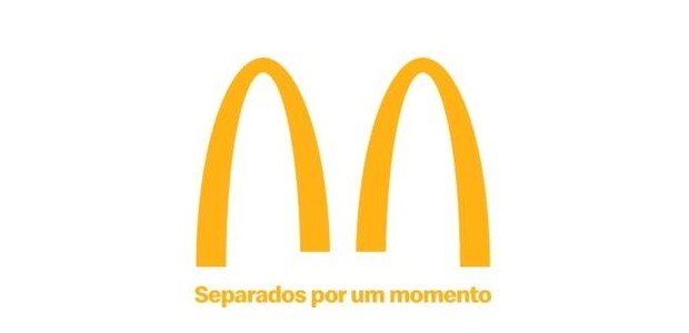 McDonald's separa arcos dourados durante pandemia de coronavírus (Foto: Divulgação)