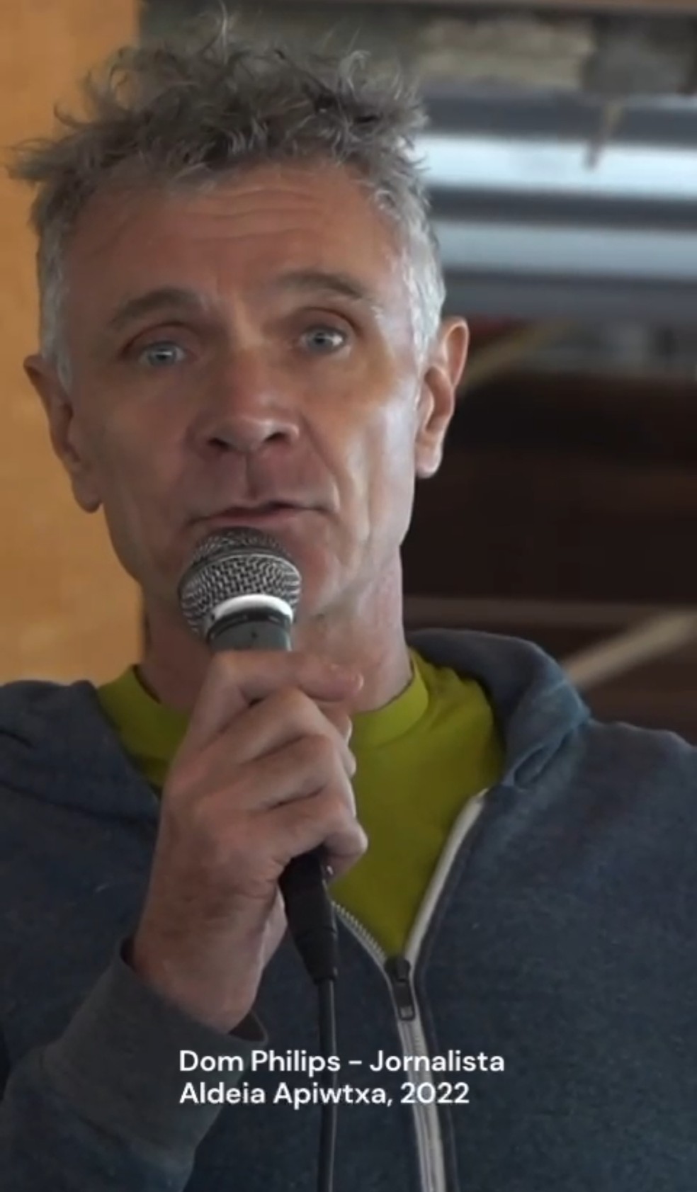 Dom Phillips estava no Acre em maio deste ano — Foto: Reprodução