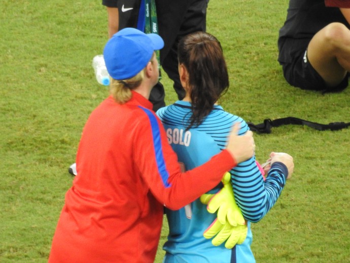 Hope Solo Estados Unidos x Colombia (Foto: Cintia Barlem) Hope Solo Estados Unidos x Colombia (Foto: Cintia Barlem)