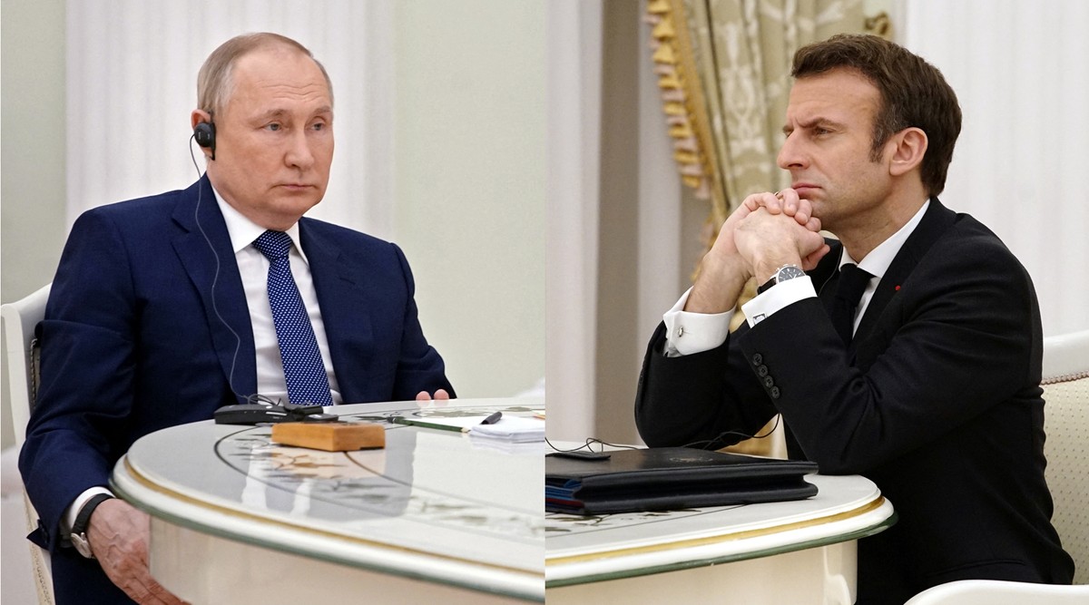 Macron liga para Putin, pede fim imediato de ataques e amea&ccedil;a com &amp;#39;enormes  san&ccedil;&otilde;es&amp;#39; | Mundo | G1