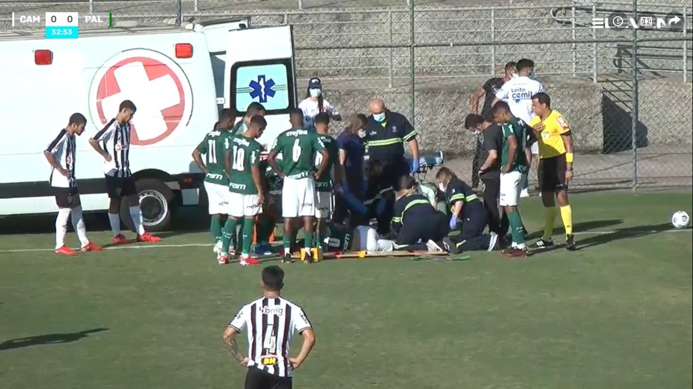 Henri sofre fratura em jogo do Palmeiras sub-20 e será operado
