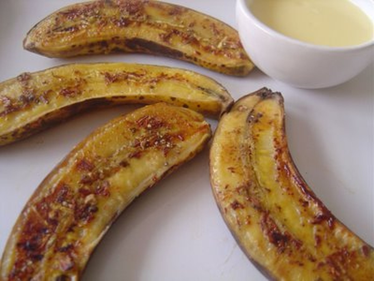 Banana Caramelisada diet de microondas | Receitas