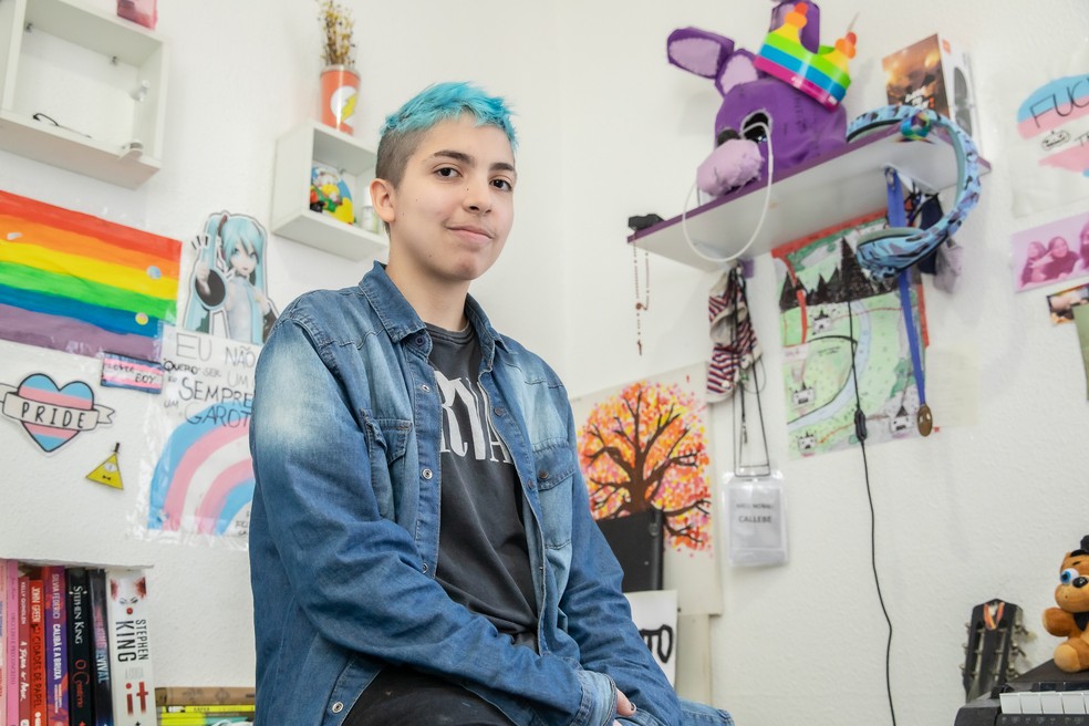 Callebe, jovem trans de 14 anos, fala sobre mudanas na vida: 