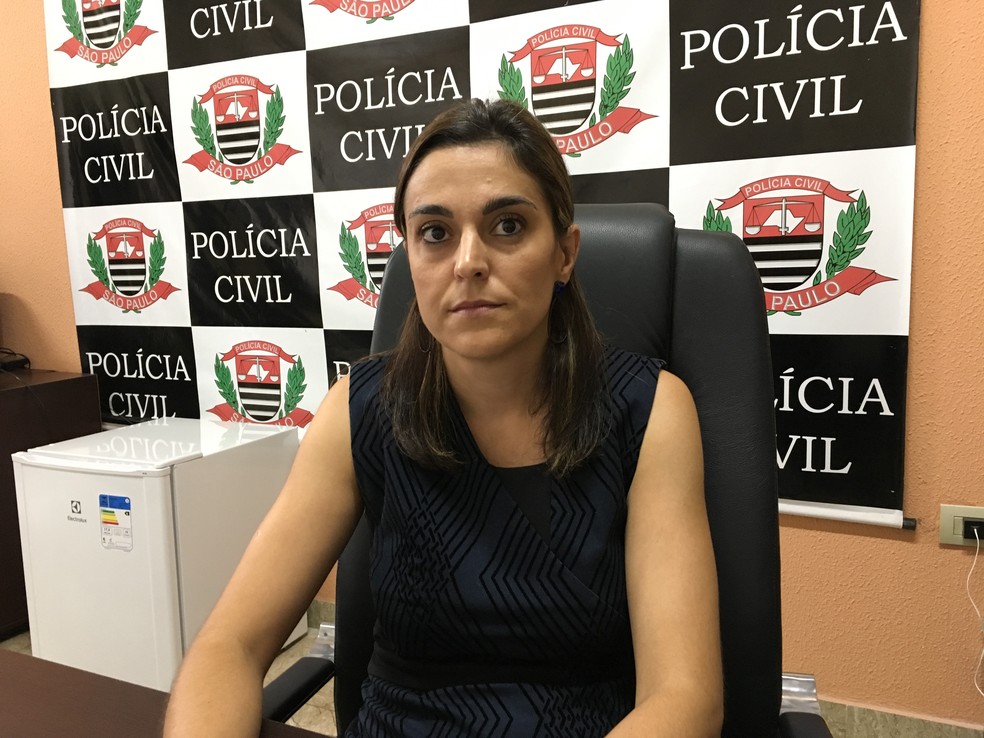A delegada Adriana Pavarina, responsável pelas investigações — Foto: Wellington Roberto/G1