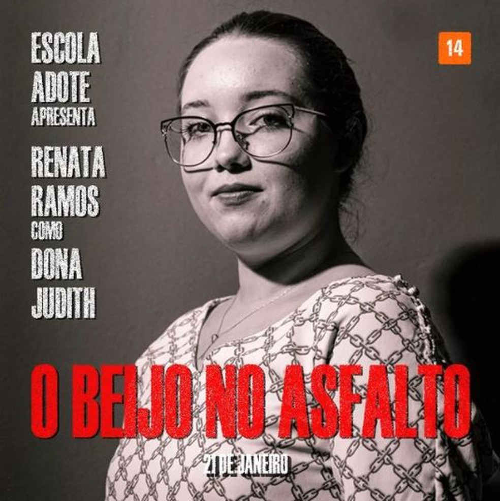 O Beijo no Asfalto. — Foto: Reprodução