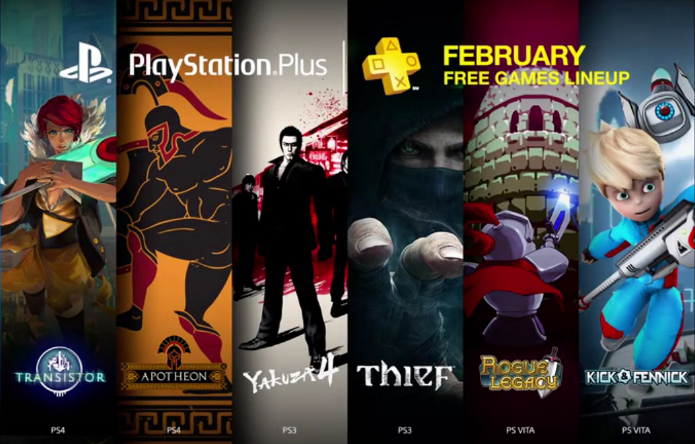 Thief, Transistor e Yakuza 4 são alguns dos jogos da PS Plus em fevereiro (Foto: Reprodução/YouTube)