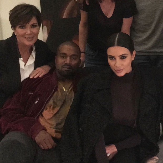 Kris Jenner homenageia Kanye West por seu aniversário (Foto: Reprodução/Instagram )