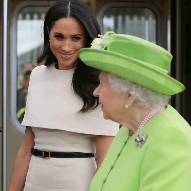 Meghan Markle e Rainha Elizabeth II (Foto: Getty Images)