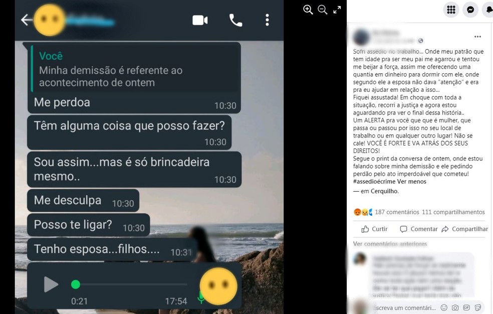 Vereador pede desculpas à adolescente que denunciou abuso em Cerquilho (SP). — Foto: Reprodução/Redes Sociais