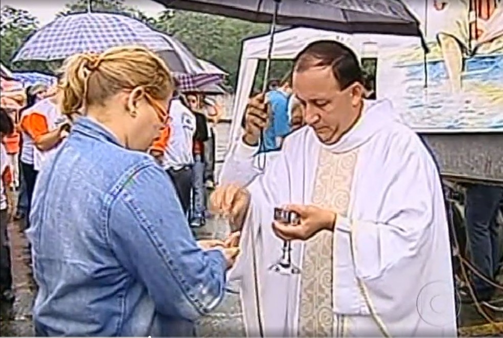 Adelir virou padre em 2003 e ficou conhecido pela defesa dos direitos humanos — Foto: Reprodução/Globo