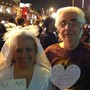 No festival, aposentados comemoram 38 anos de união (Livia Torres/G1)