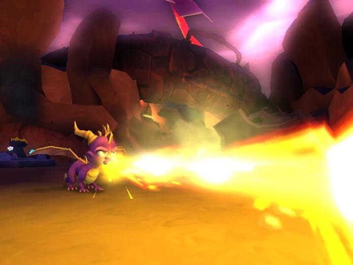Spyro é bonito e divertido para sua época (Foto: Reprodução)