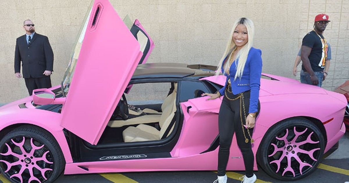 G1 - Cantora Nicki Minaj exibe Lamborghini Aventador rosa nos EUA -  notícias em Planeta Bizarro