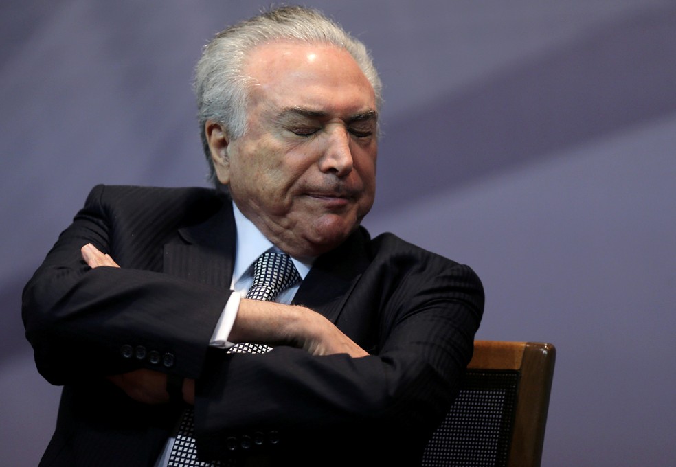 O presidente Michel Temer participa de evento em São Paulo nesta terça-feira (Foto: Paulo Whitaker/Reuters)