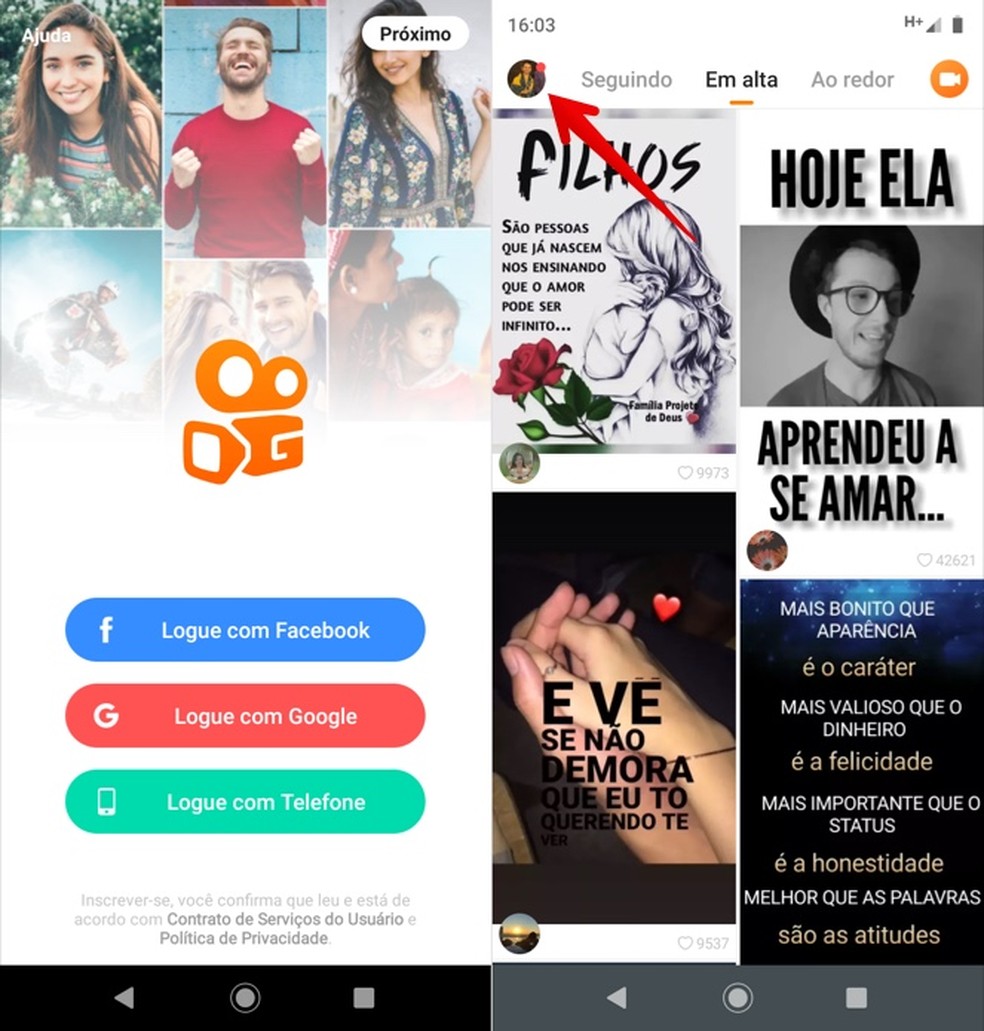 Kwai Como Encontrar Videos Romanticos Para Whatsapp Status Redes Sociais Techtudo Whatsapp üçün maraqlı statuslar sevgiyə aid lar , sounds app lar qəmli lar. whatsapp status
