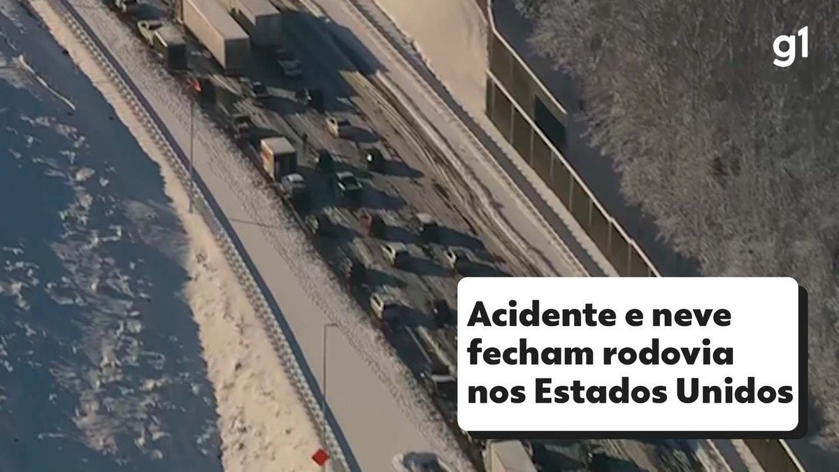 Cientos de automovilistas quedaron atrapados en una autopista de EE. UU. Después de un accidente y una tormenta de nieve |  Globalismo