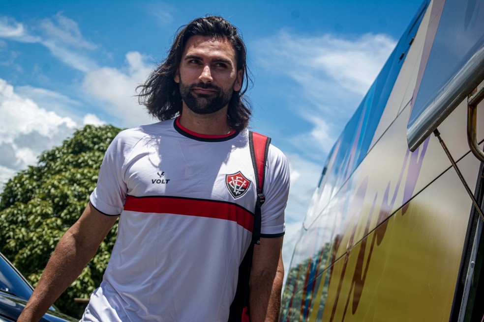 Léo Gamalho está relacionado pelo Vitória — Foto: Victor Ferreira / EC Vitória / Divulgação