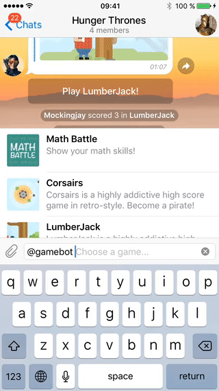 How to play games on Telegram 