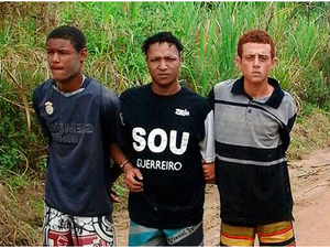 Da esquerda para à direita Denisson da Silva, João Paulo Nascimento e Uilton Idalino   (Foto: Divulgação/PC)