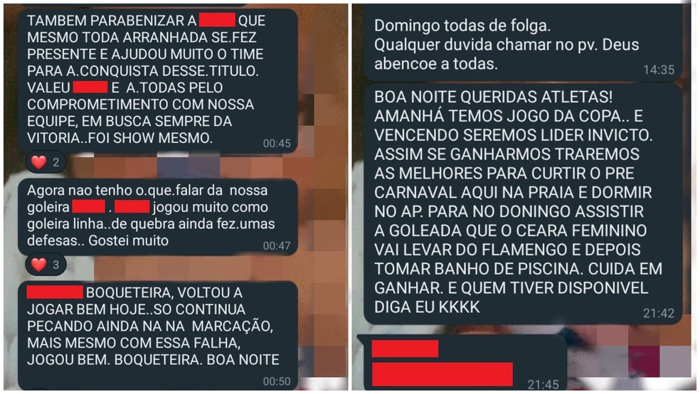 Treinador denunciado por assediar jogadoras em Fortaleza enviou áudio com  ameaça: 'Mando te matar' | Ceará | G1