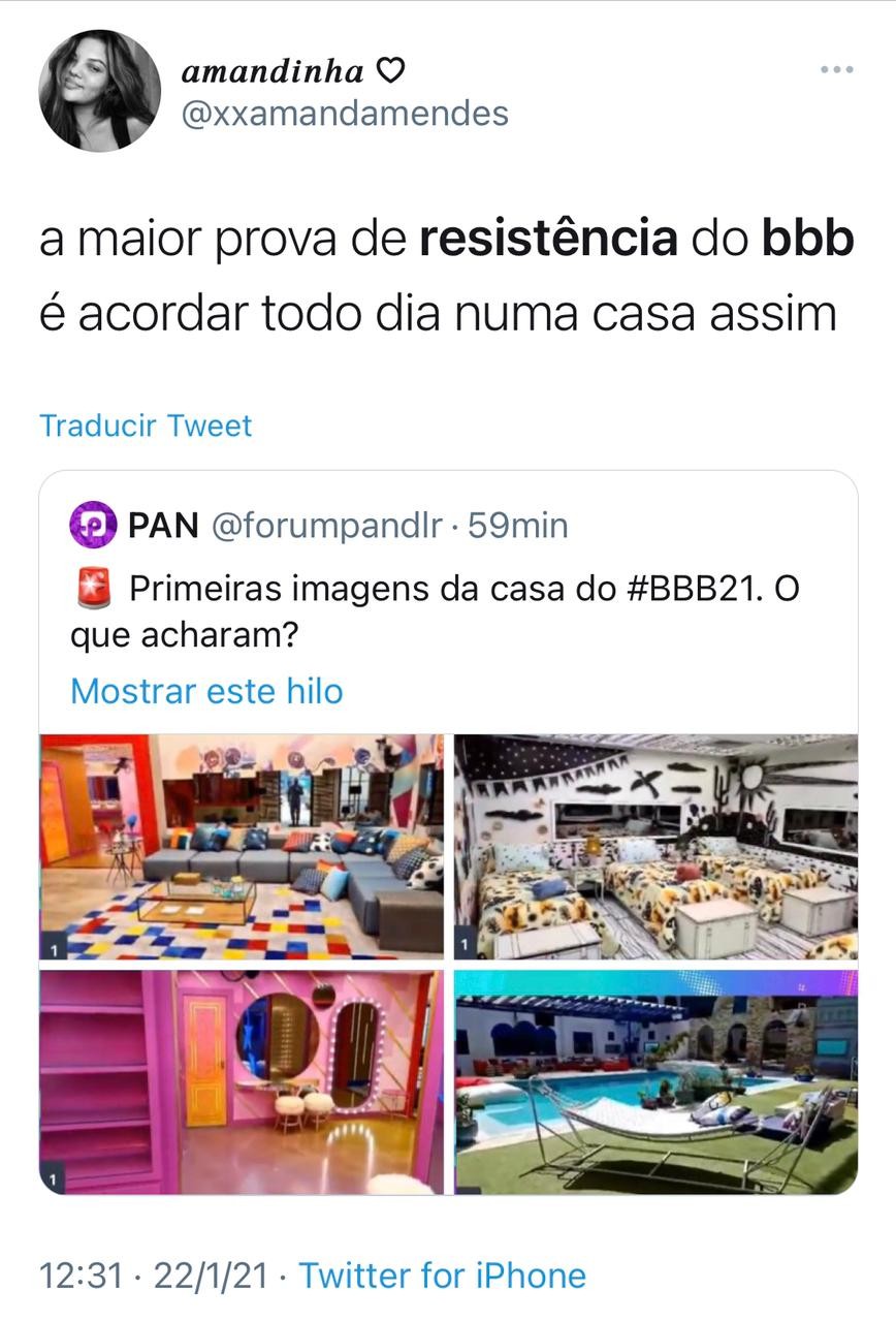 BBB 21: Decoração da nova casa é revelada e viraliza nas redes sociais (Foto: Globo/Fábio Rocha)