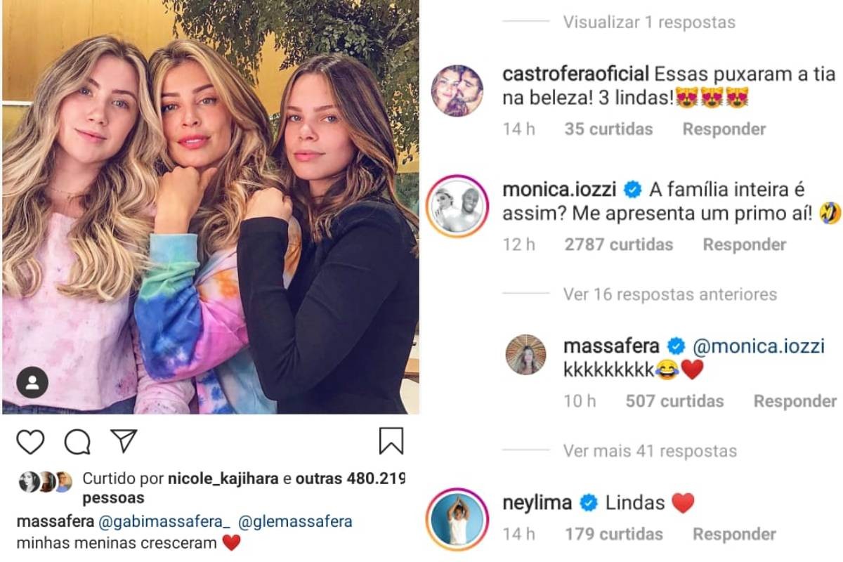 Monica Iozzi comenta foto de Grazi Massafera (Foto: Reprodução/Instagram)