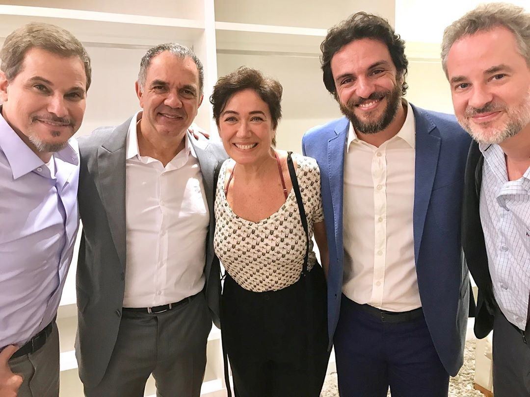 Edson Celulari, Humberto Martins, Lilia Cabral, Rodrigo Lombardi e Dan Stulbach. (Foto: Reprodução/Instagram)