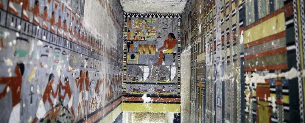 Tumba tem origem de mais de 4 mil anos atrás, quando o faraó Djedkare Isesi, oitavo e penúltimo faraó da V dinastia egípcia, ainda reinava o Egito.  (Foto: Ministério de Antiguidades do Egito / Twitter)
