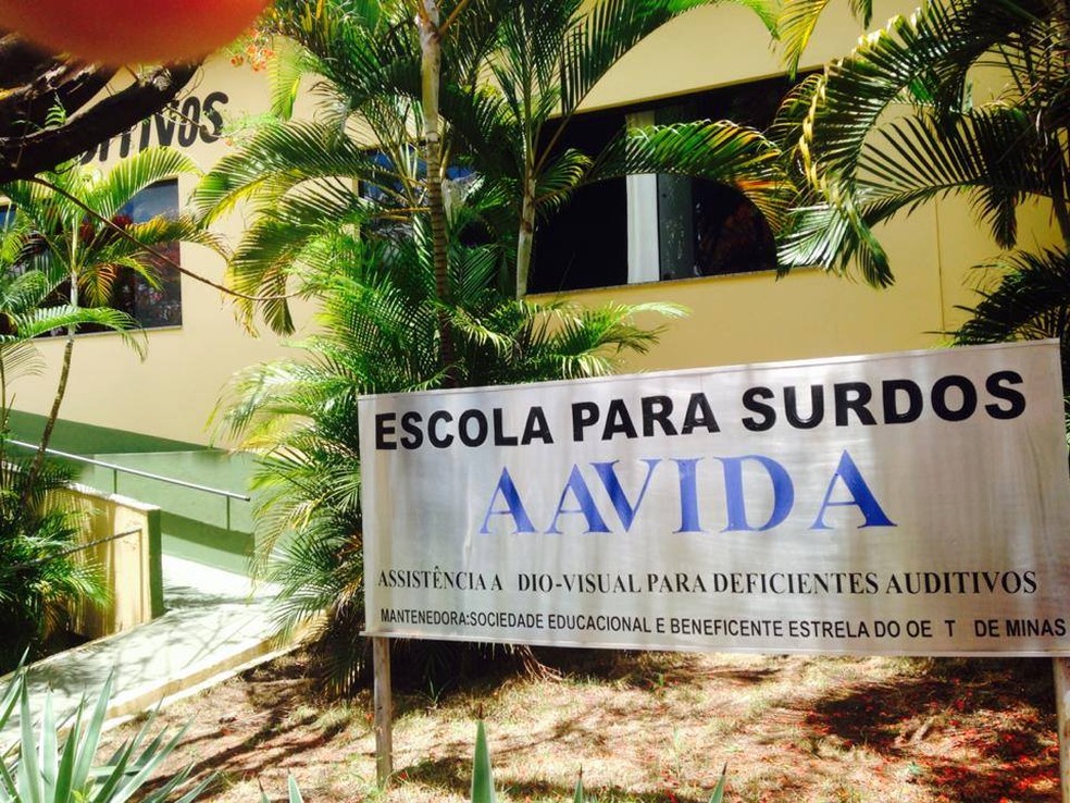 Escola para surdos em Divinópolis  — Foto: AAVIDA/Divulgação 