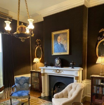 Sala de estudo Truman, na Blair House — Foto: Divulgação/Blair House