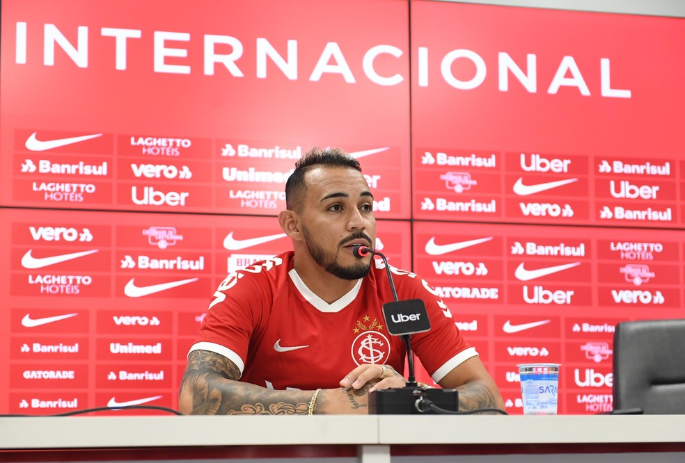 Natanael chega para suprir saída de Iago — Foto: Ricardo Duarte/Divulgação Inter