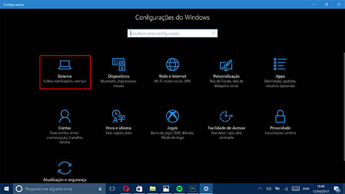 Usuário pode liberar espaço no Windows 10 através das configurações do sistema (Foto: Reprodução/Elson de Souza)