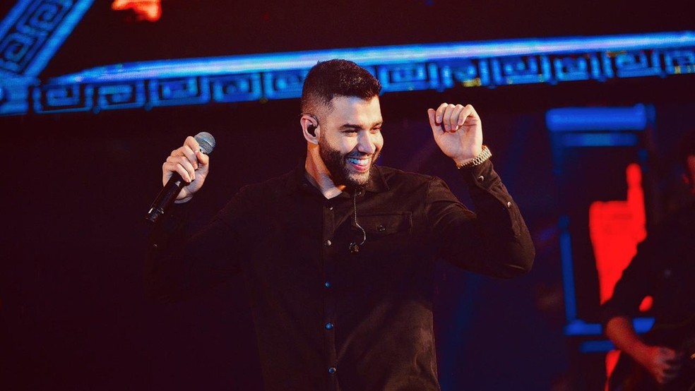 Gusttavo Lima apresentou sucessos da carreira em show no Parque do Povo, no So Joo 2019 de Campina Grande  Foto: Emanuel Tadeu/Medow Entertainment/Divulgao