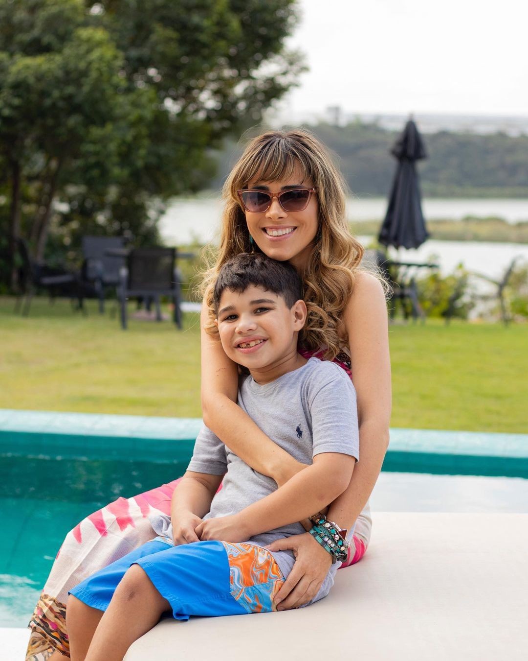 Wanessa Camargo posa com o filho (Foto: Reprodução/Instagram)