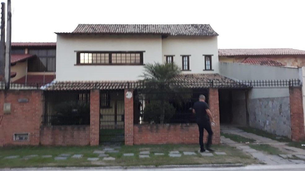 Casa de alto padrão em que suspeito estava escondido em Niterói — Foto: Polícia Civil/Divulgação