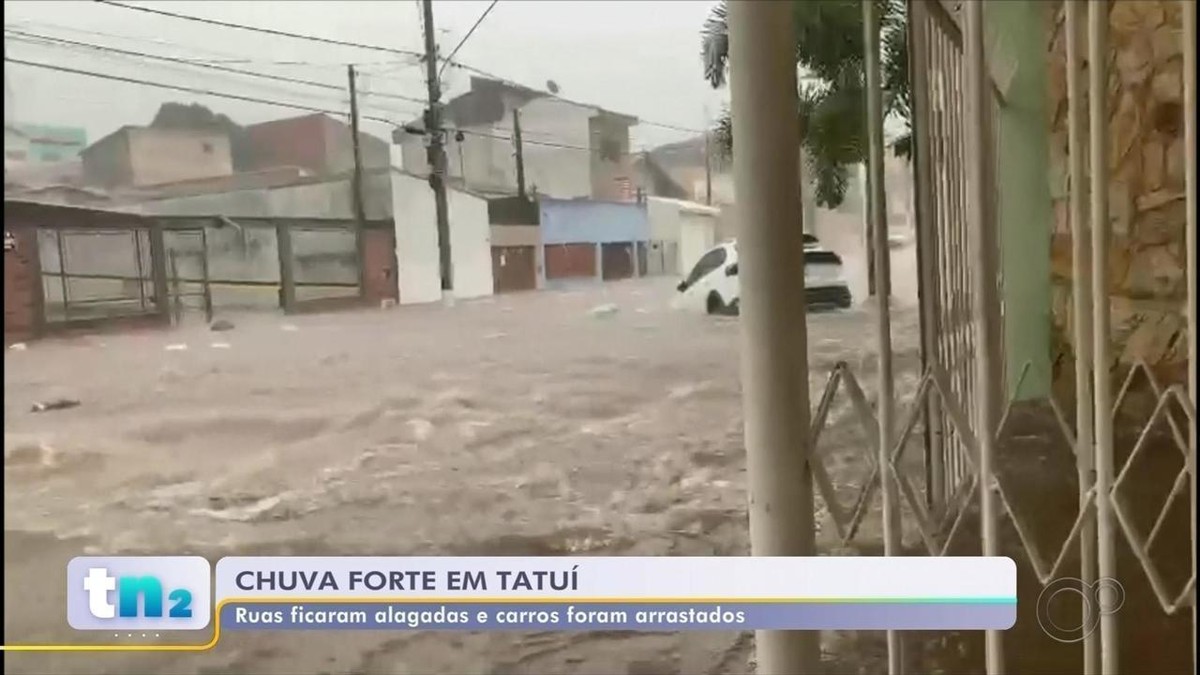 Chuva forte alaga ruas e provoca transtornos em Tatuí | Itapetininga e ...