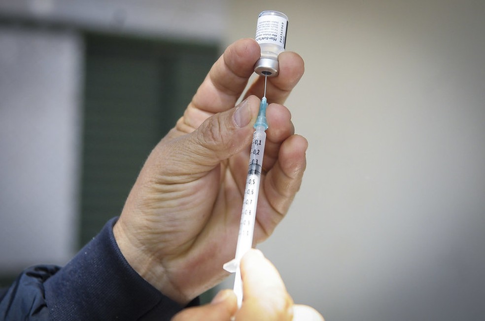 Vacinação contra a Covid-19 no Distrito Federal  — Foto: Geovana Albuquerque/Agência Saúde DF