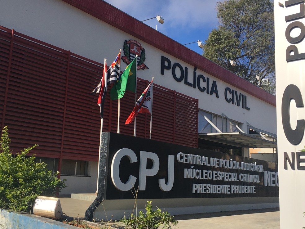 Central de Pol&iacute;cia Judici&aacute;ria (CPJ) em Presidente Prudente &mdash; Foto: Valmir Cust&oacute;dio/TV Fronteira