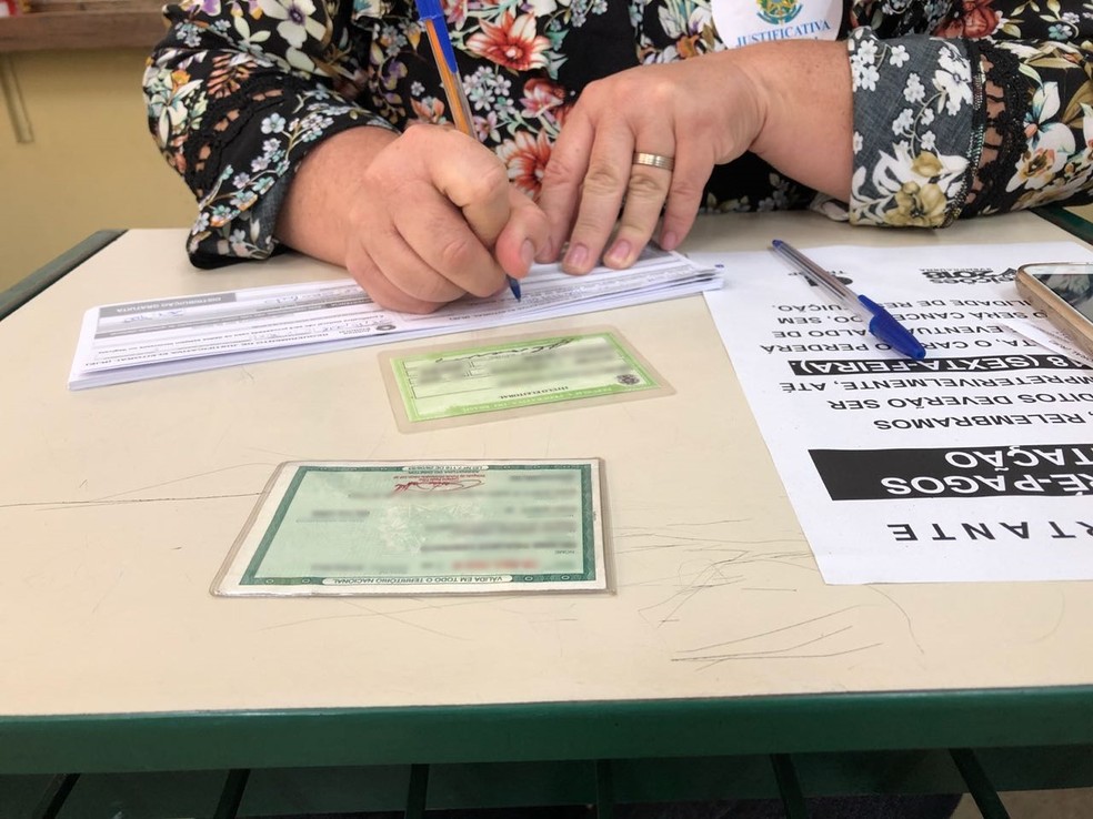 Eleitor pode justificar o voto em qualquer cidade  â€” Foto: Heloisa Casonato/G1