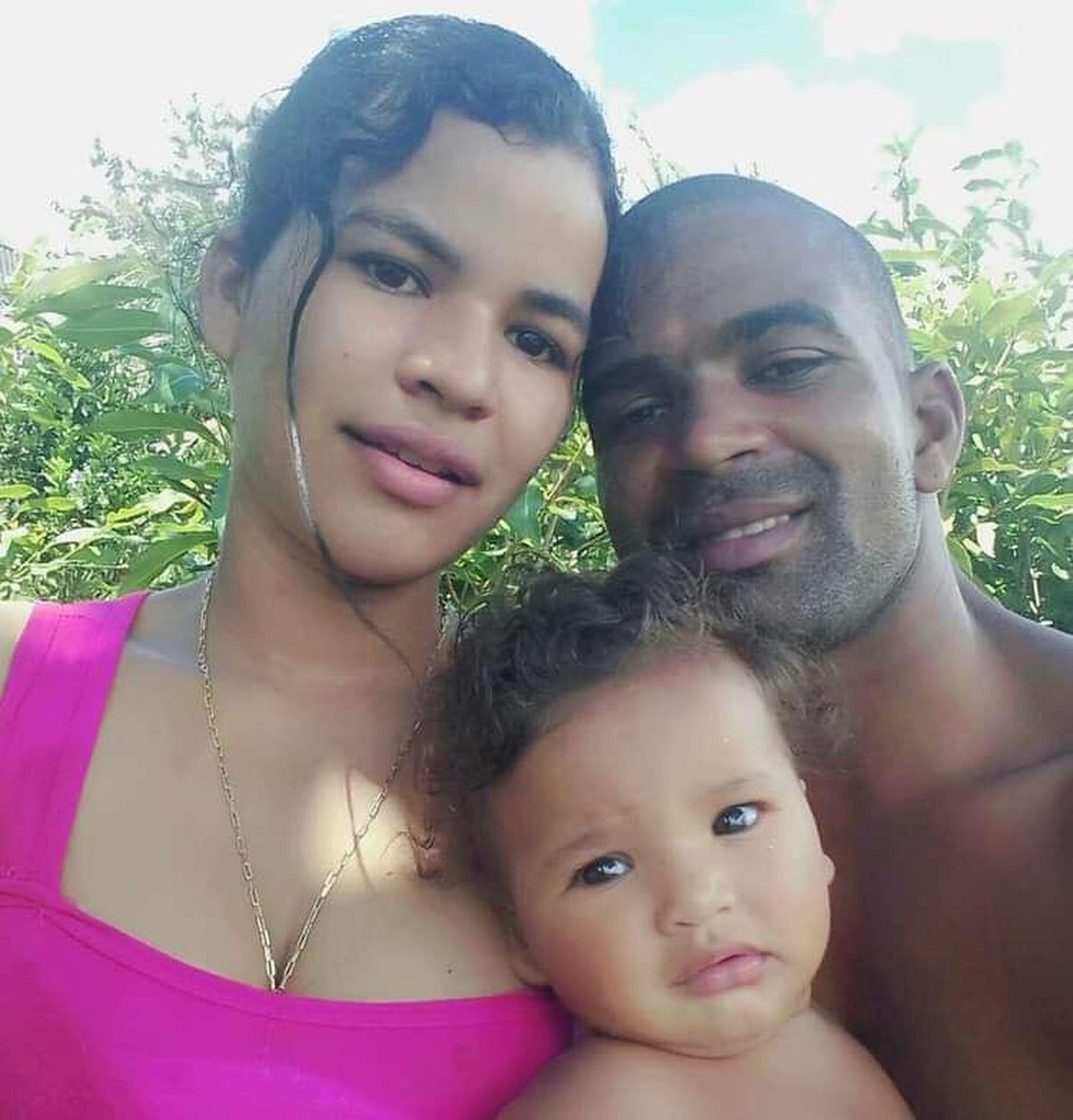Maely Souza, Sério de Jesus e a filha Karen morreram em acidente na BR-364. — Foto: Reginaldo de Jesus/Arquivo pessoal
