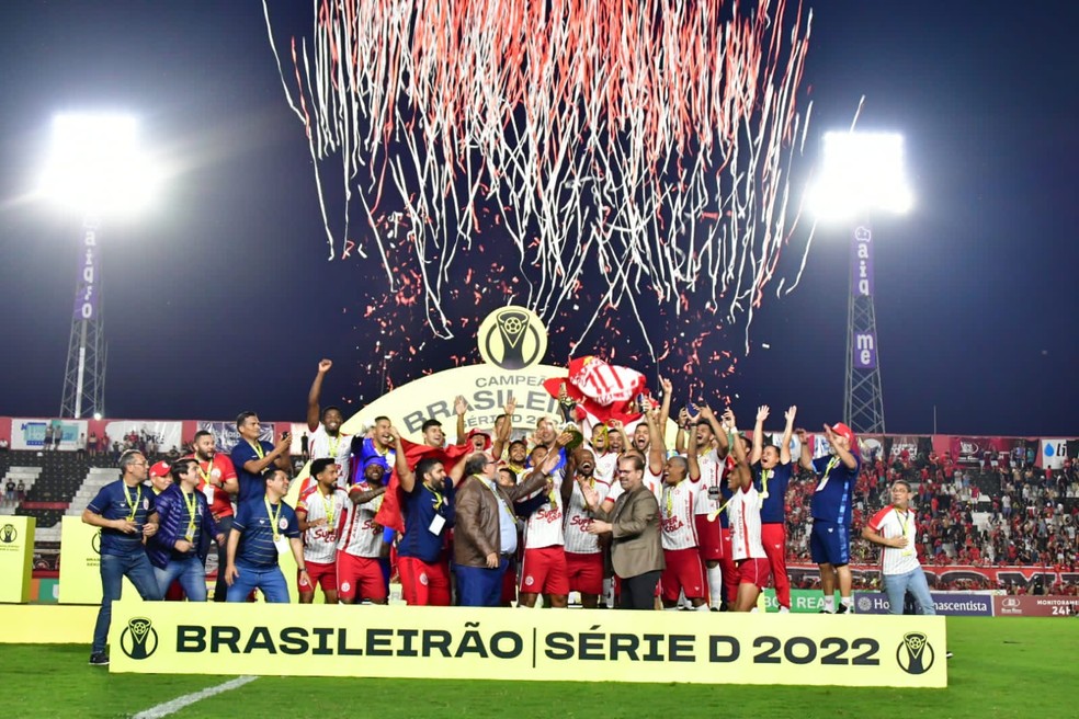 América-RN foi campeão da Série D em 2022 — Foto: Chiarini Jr / Roma Comunicação e Marketing