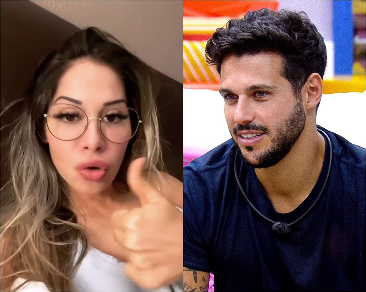 Maíra Cardi não ficou feliz ao ver Rodrigo falando de Arthur Aguiar (Foto: Reprodução/Instagram)