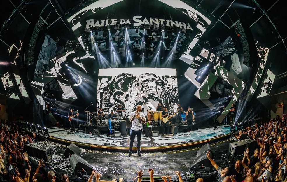 Baile da Santinha, festa do cantor Léo Santana — Foto: Alisson Demetrio/Divulgação 